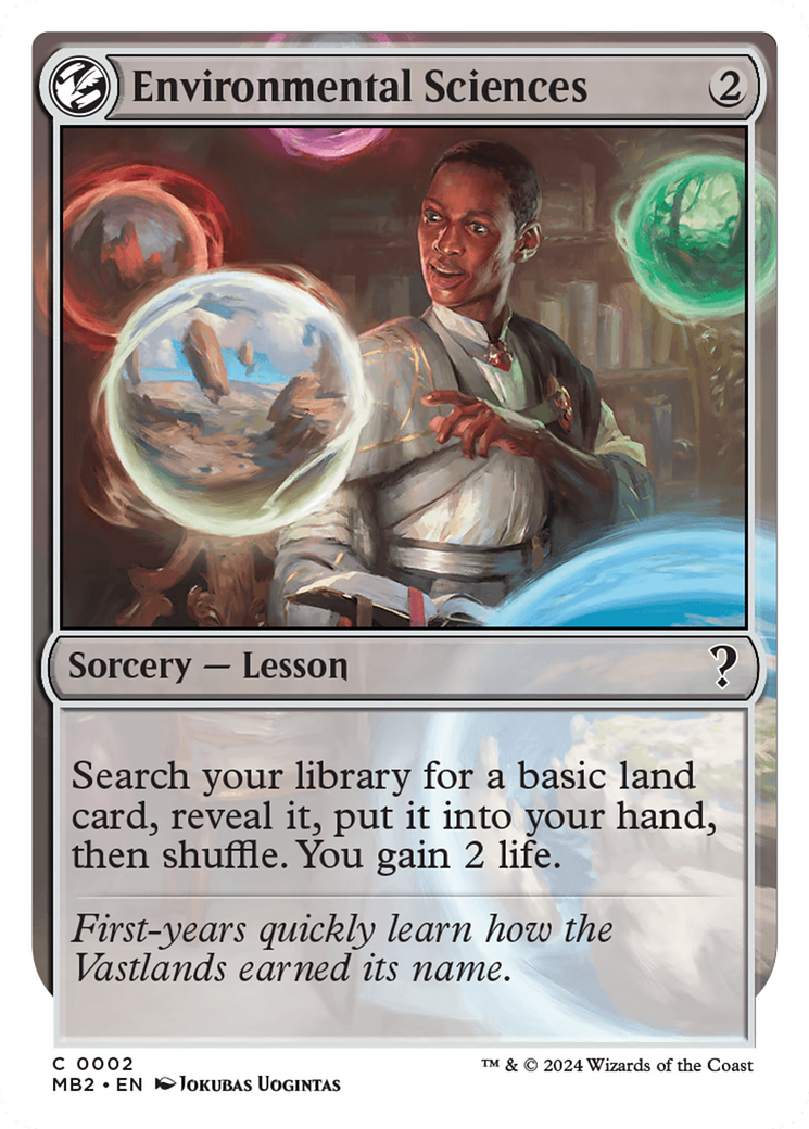 Environmental Sciences (White Border) [Mystery Booster 2] | GnG Games