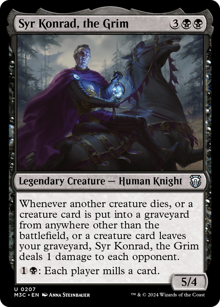 Syr Konrad, the Grim (Ripple Foil) [Modern Horizons 3 Commander] | GnG Games