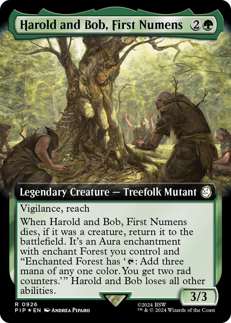 Harold and Bob, First Numens (Extended Art) (Surge Foil) [Fallout] | GnG Games
