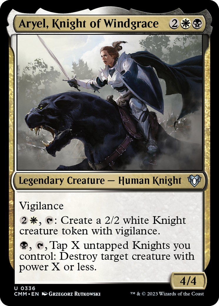 Aryel, Knight of Windgrace [Commander Masters] | GnG Games