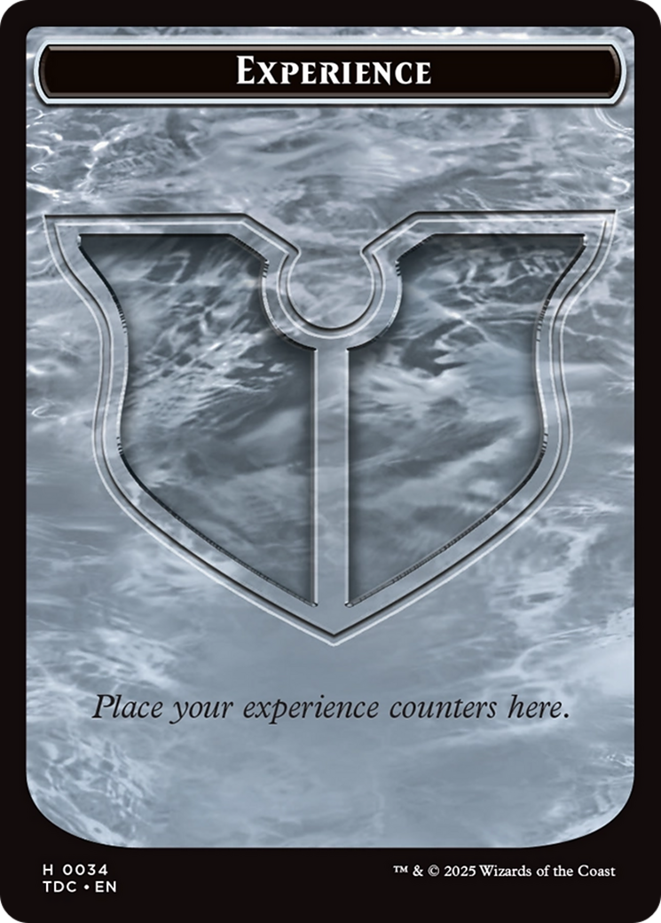 Experience // Treasure Double-Sided Token [Tarkir: Dragonstorm Commander Tokens] | GnG Games