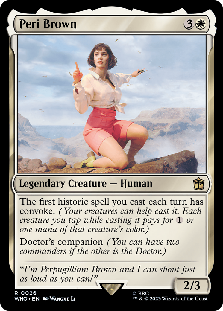 Peri Brown [Doctor Who] | GnG Games