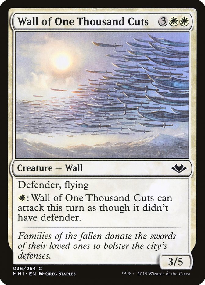 Wall of One Thousand Cuts [Modern Horizons] | GnG Games