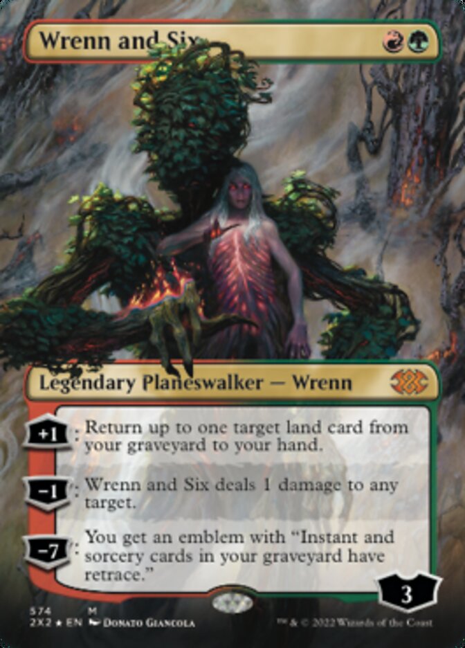 Wrenn and Six (Textured Foil) [Double Masters 2022] | GnG Games