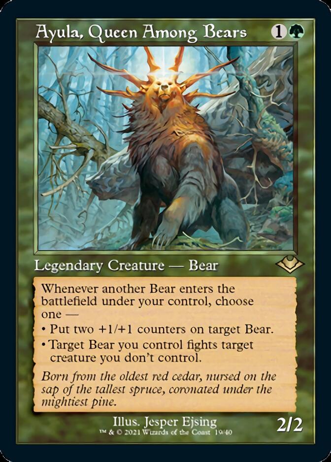 Ayula, Queen Among Bears (Retro Foil Etched) [Modern Horizons] | GnG Games