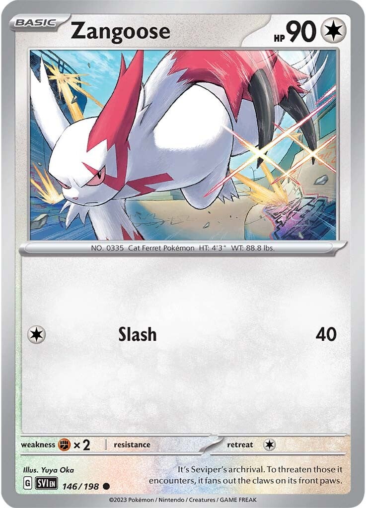 Zangoose (146/198) [Scarlet & Violet: Base Set] | GnG Games