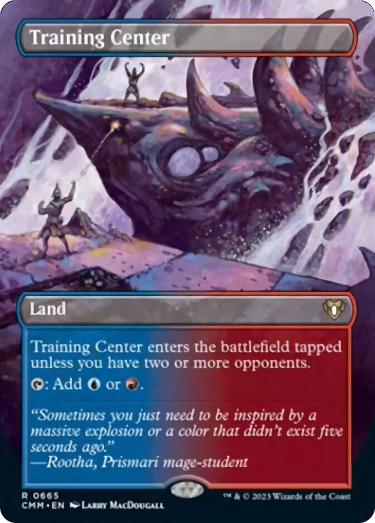 Training Center (Borderless Alternate Art) [Commander Masters] | GnG Games