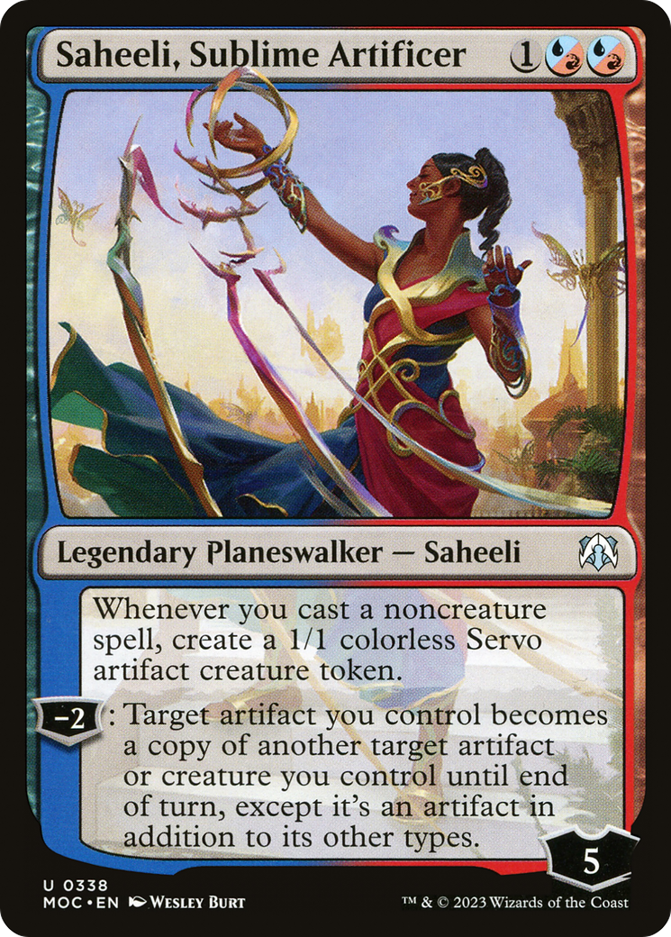 Saheeli, Sublime Artificer [March of the Machine Commander] | GnG Games