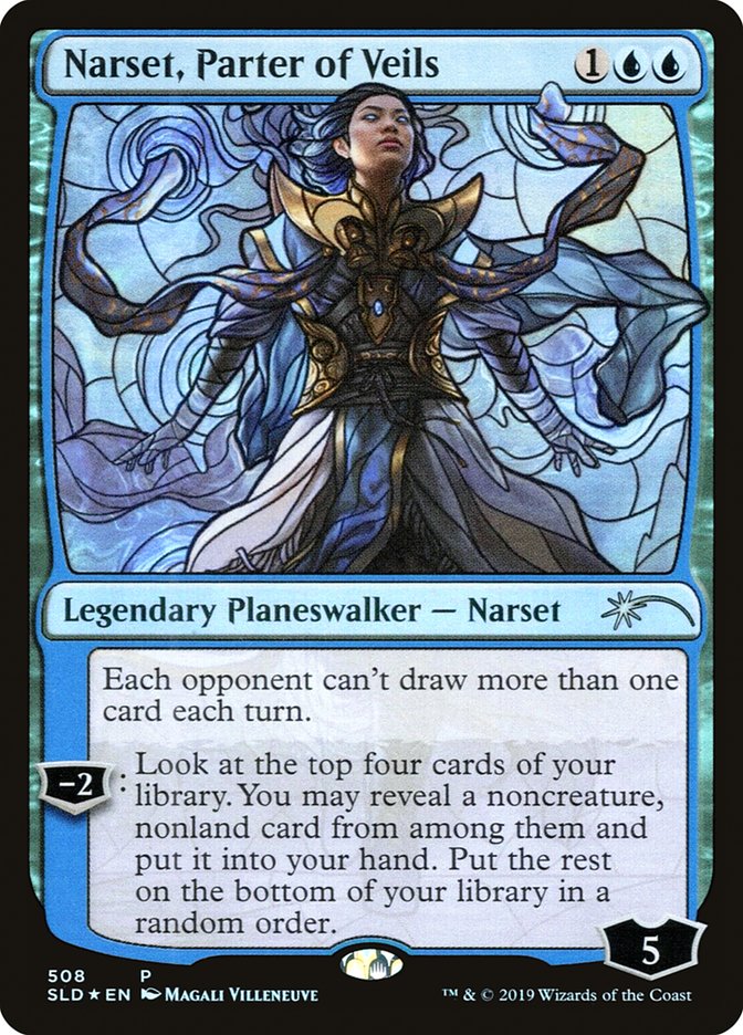 Narset, Parter of Veils (Stained Glass) [Secret Lair Drop Promos] | GnG Games