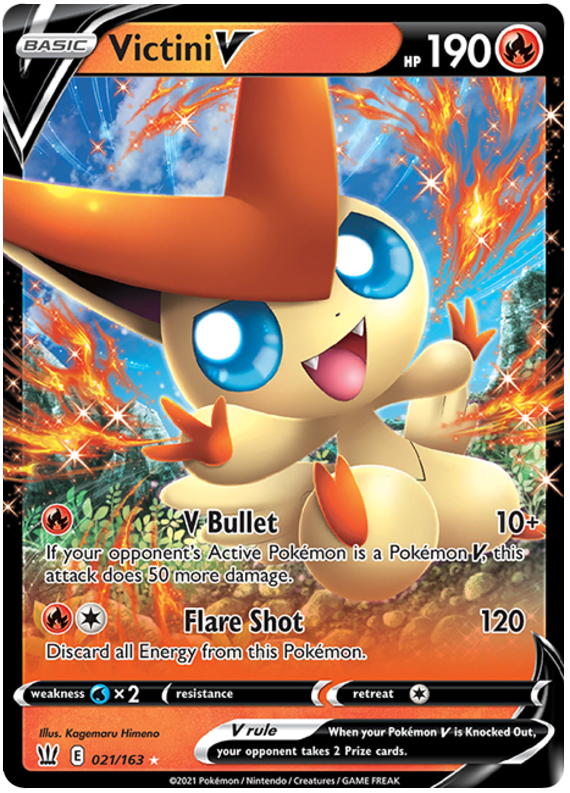 Victini V (021/163) [Sword & Shield: Battle Styles] | GnG Games