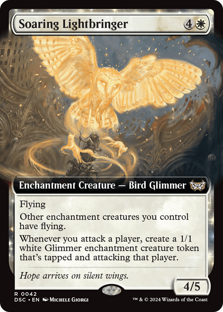 Soaring Lightbringer (Extended Art) [Duskmourn: House of Horror Commander] | GnG Games