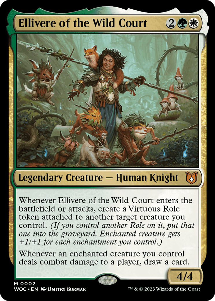 Ellivere of the Wild Court [Wilds of Eldraine Commander] | GnG Games