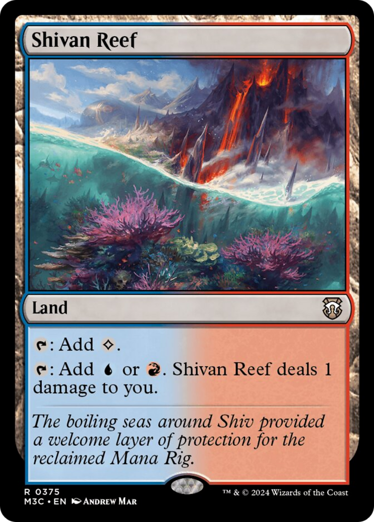 Shivan Reef (Ripple Foil) [Modern Horizons 3 Commander] | GnG Games
