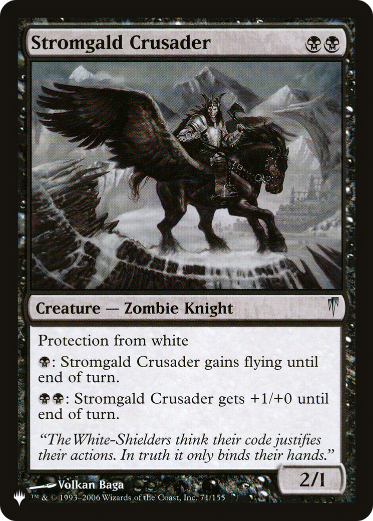 Stromgald Crusader [The List] | GnG Games