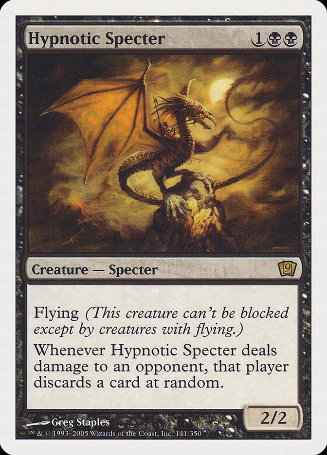 Hypnotic Specter (9th Edition) (Oversized) [Oversize Cards] | GnG Games