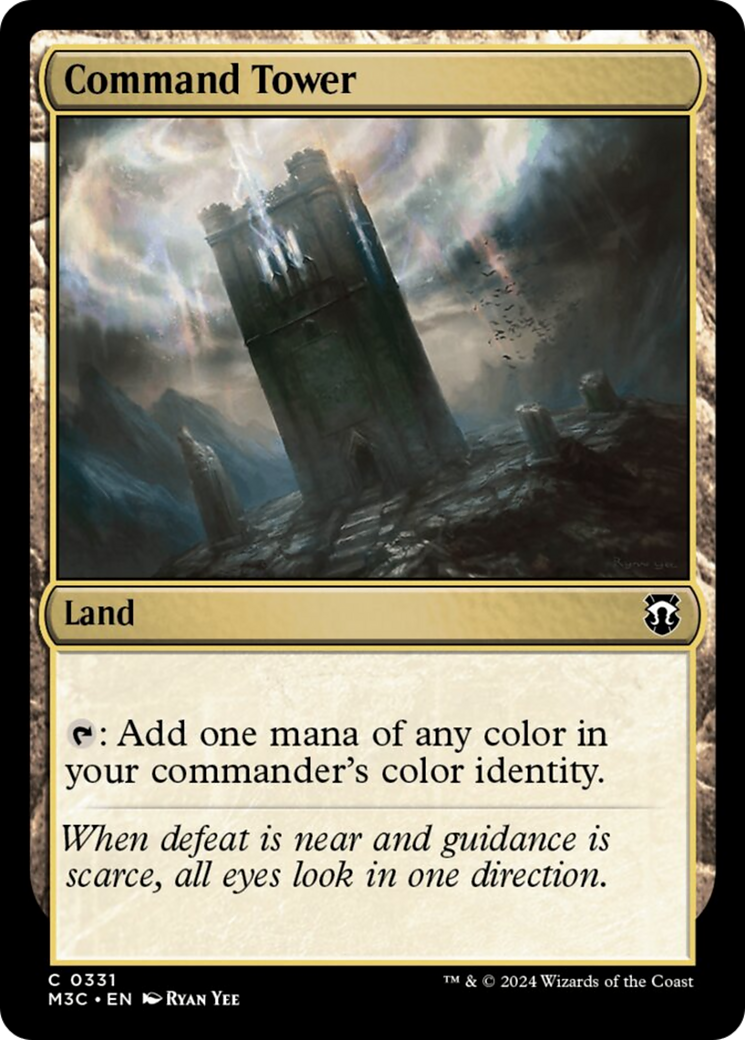 Command Tower (Ripple Foil) [Modern Horizons 3 Commander] | GnG Games