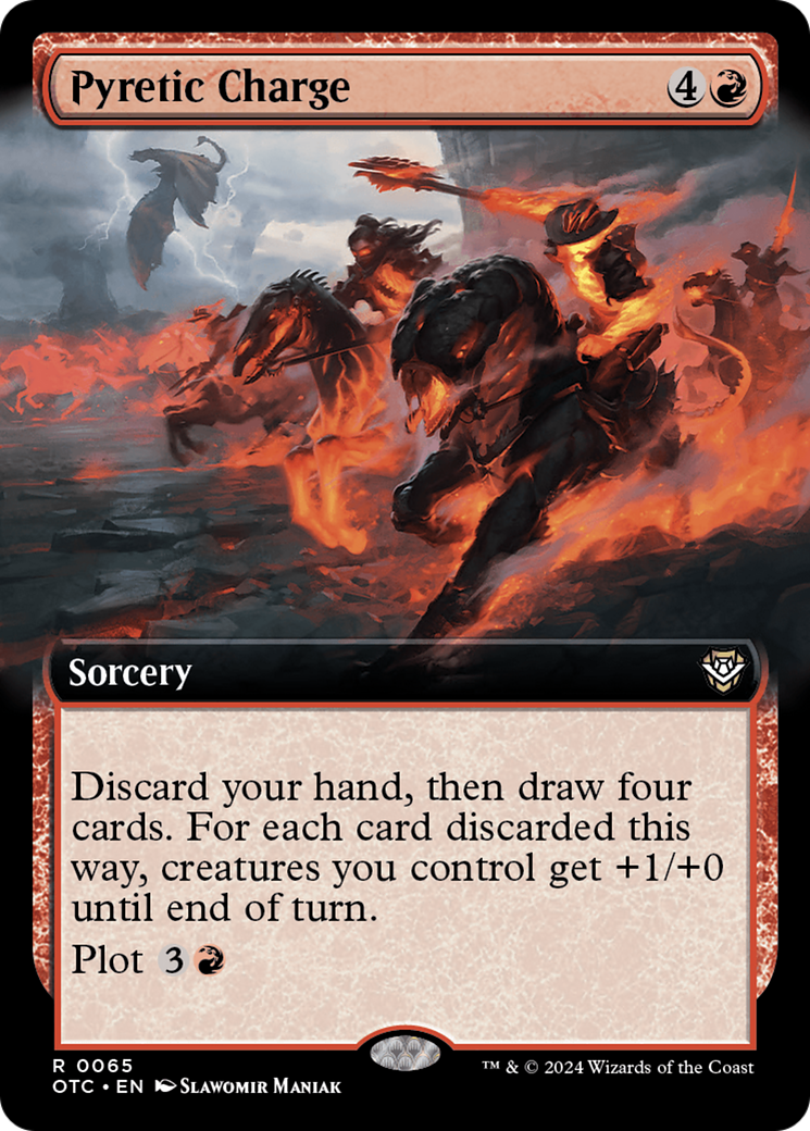 Pyretic Charge (Extended Art) [Outlaws of Thunder Junction Commander] | GnG Games