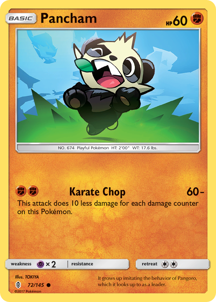 Pancham (72/145) [Sun & Moon: Guardians Rising] | GnG Games