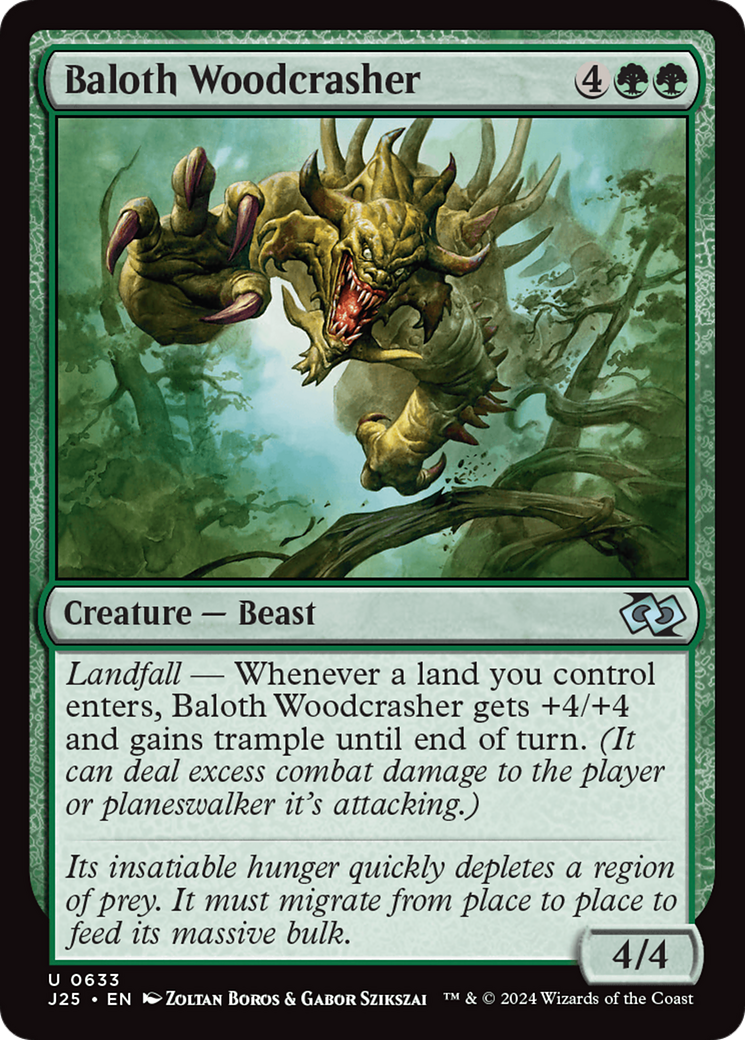 Baloth Woodcrasher [Foundations Jumpstart] | GnG Games