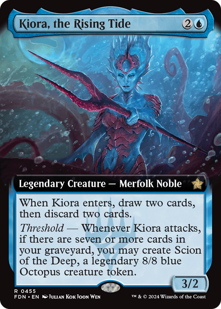 Kiora, the Rising Tide (Extended Art) [Foundations] | GnG Games