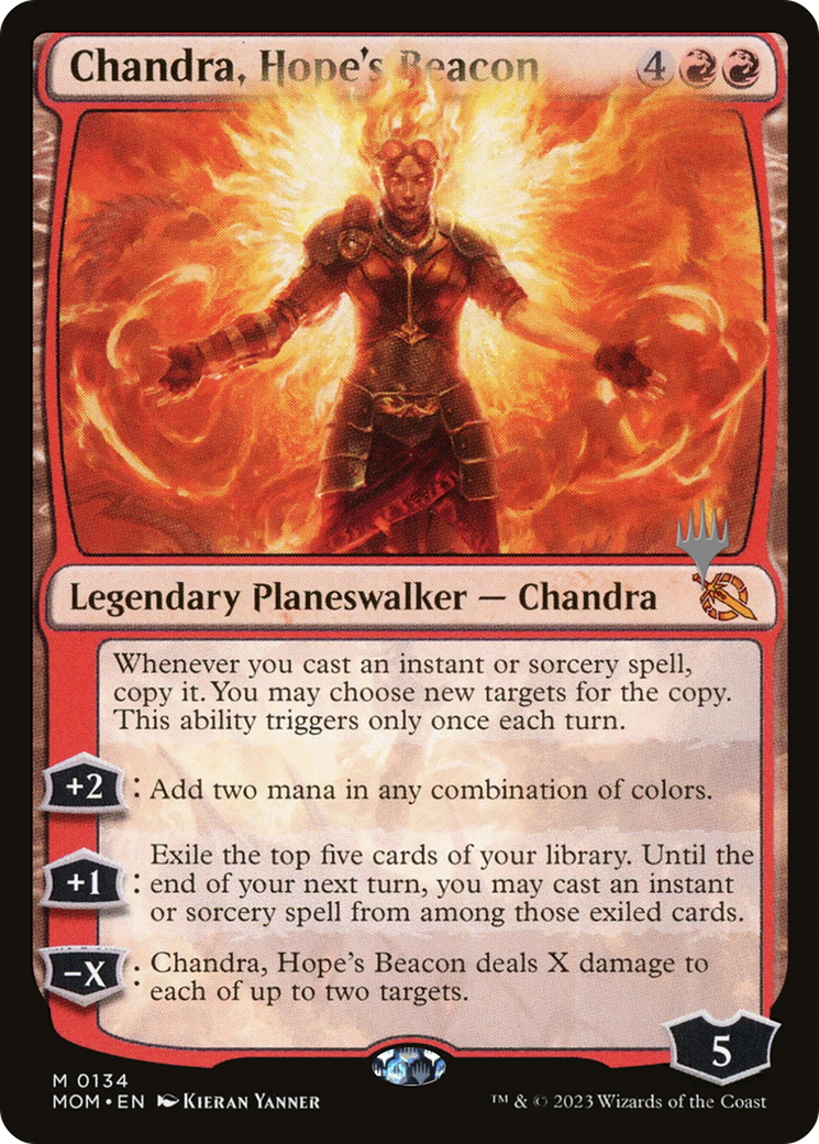 Chandra, Hope's Beacon (Promo Pack) [March of the Machine Promos] | GnG Games