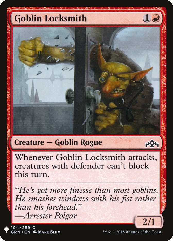 Goblin Locksmith [Mystery Booster] | GnG Games