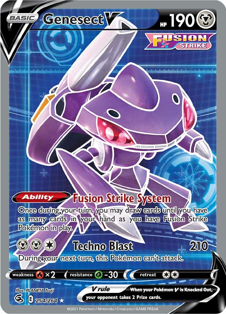 Genesect V (254/264) [Sword & Shield: Fusion Strike] | GnG Games