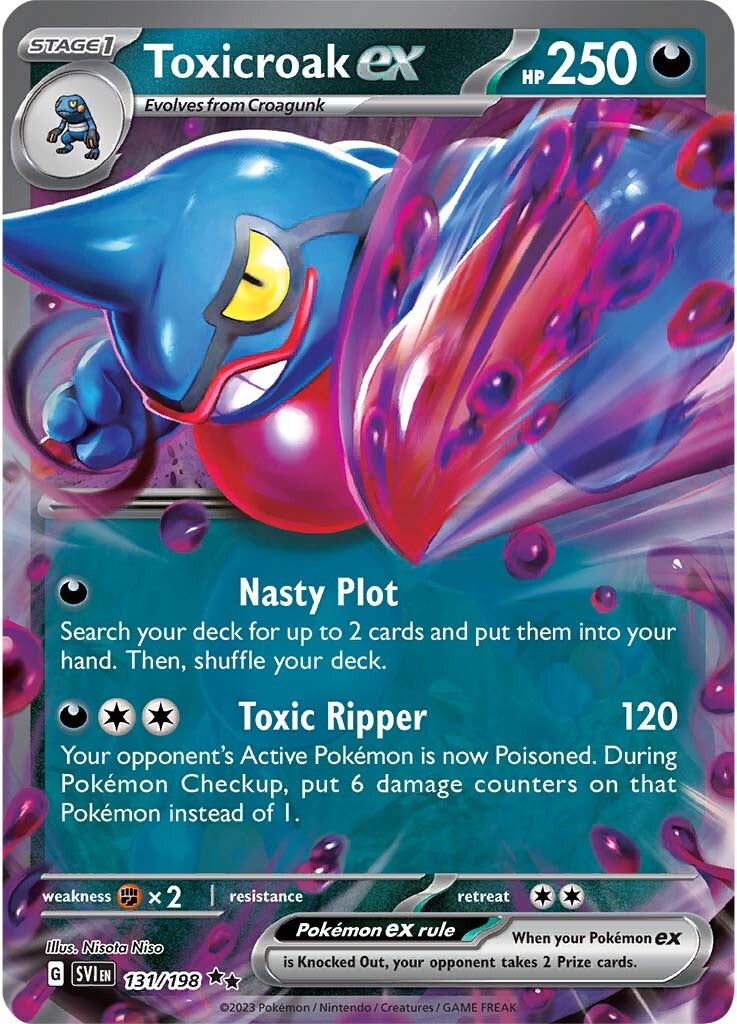 Toxicroak ex (131/198) [Scarlet & Violet: Base Set] | GnG Games