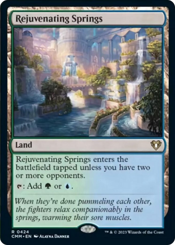 Rejuvenating Springs [Commander Masters] | GnG Games