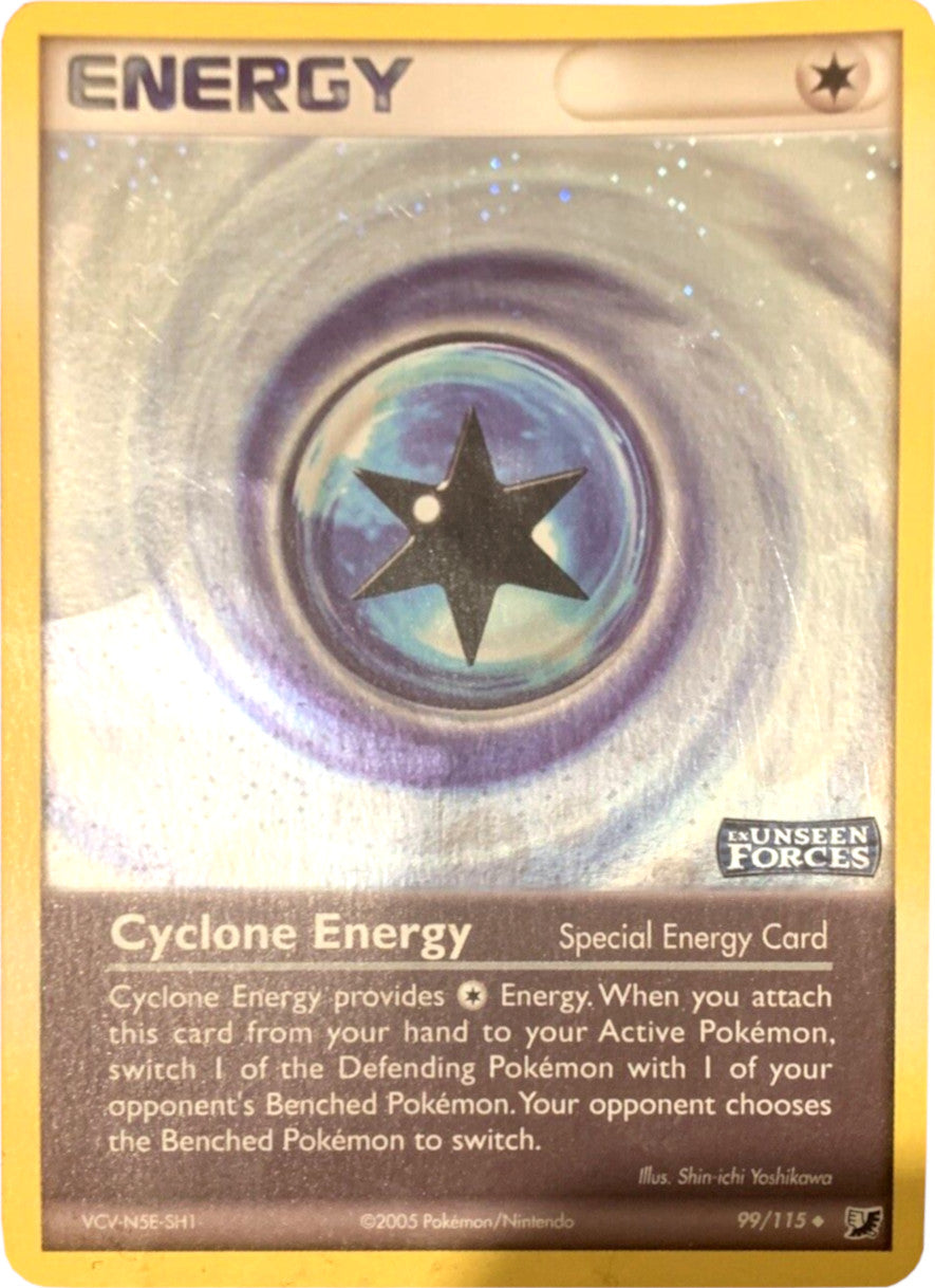 Cyclone Energy (99/115) (Stamped) [EX: Unseen Forces] | GnG Games