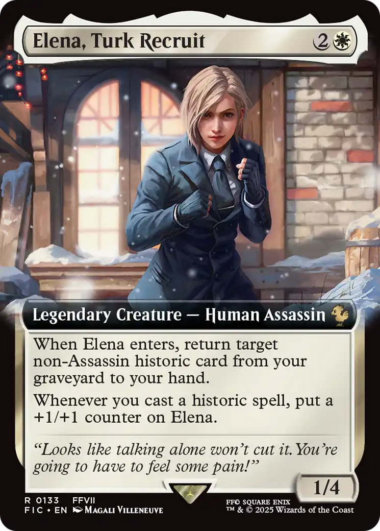 Elena, Turk Recruit (Extended Art) [FINAL FANTASY Commander] | GnG Games