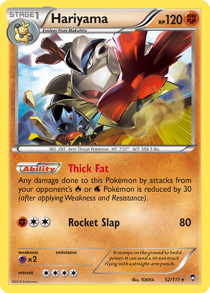 Hariyama (52/111) [XY: Furious Fists] | GnG Games