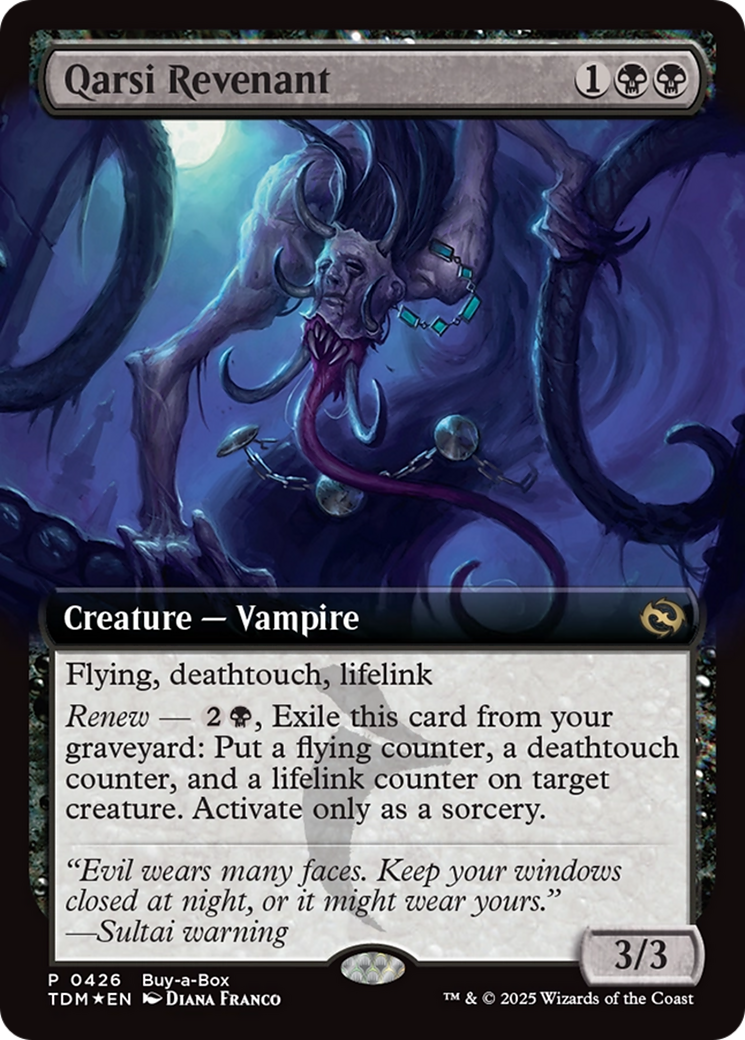 Qarsi Revenant (Extended Art) (Buy-A-Box) [Tarkir: Dragonstorm Promos] | GnG Games