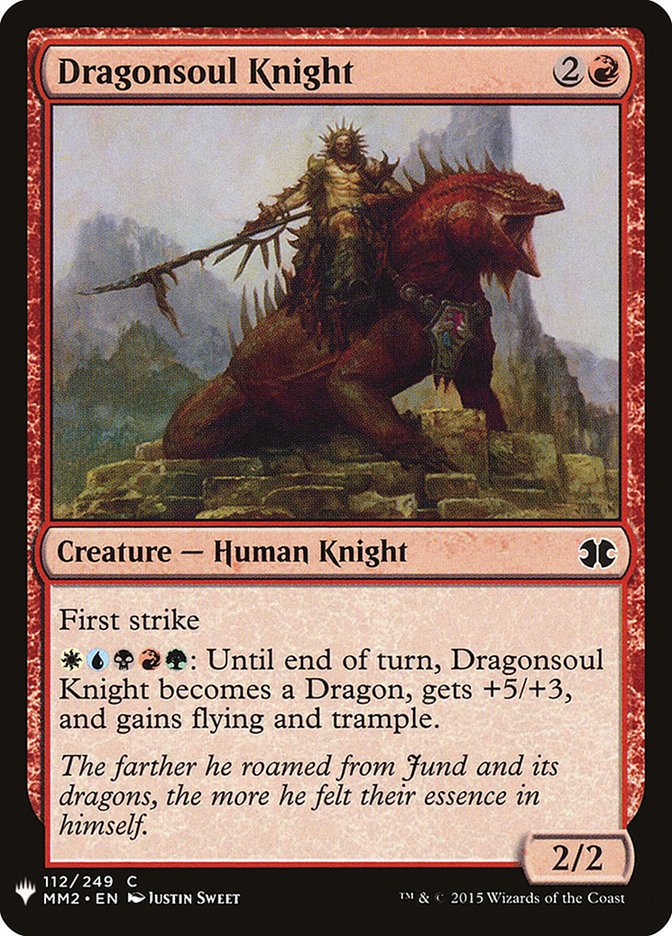 Dragonsoul Knight [Mystery Booster] | GnG Games