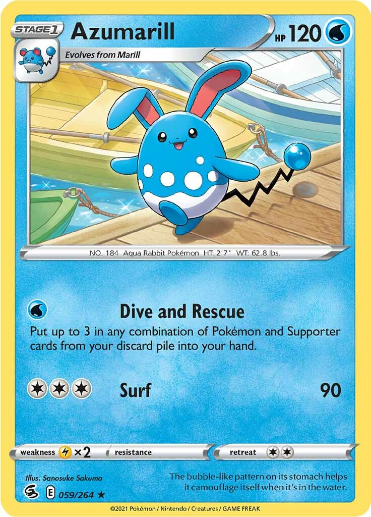 Azumarill (059/264) [Sword & Shield: Fusion Strike] | GnG Games