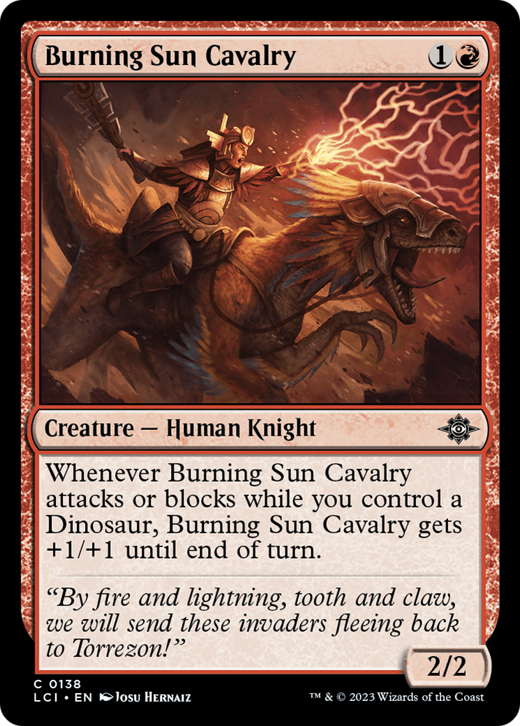 Burning Sun Cavalry [The Lost Caverns of Ixalan] | GnG Games