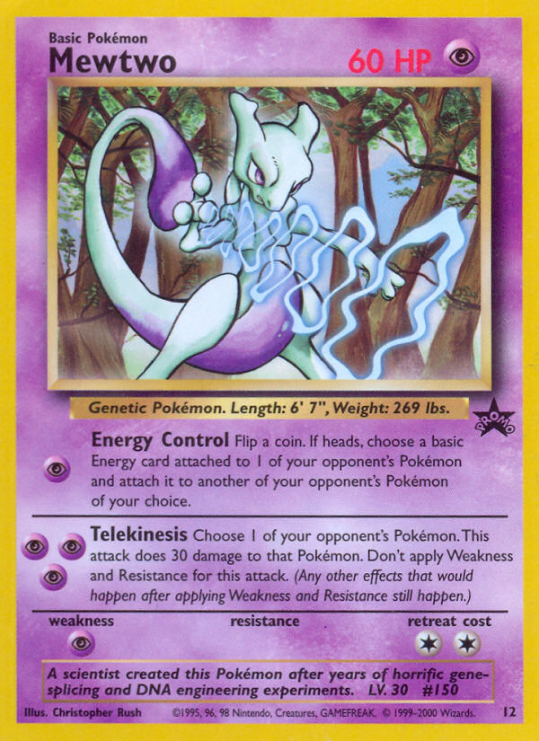 Mewtwo (12) [Wizards of the Coast: Black Star Promos] | GnG Games