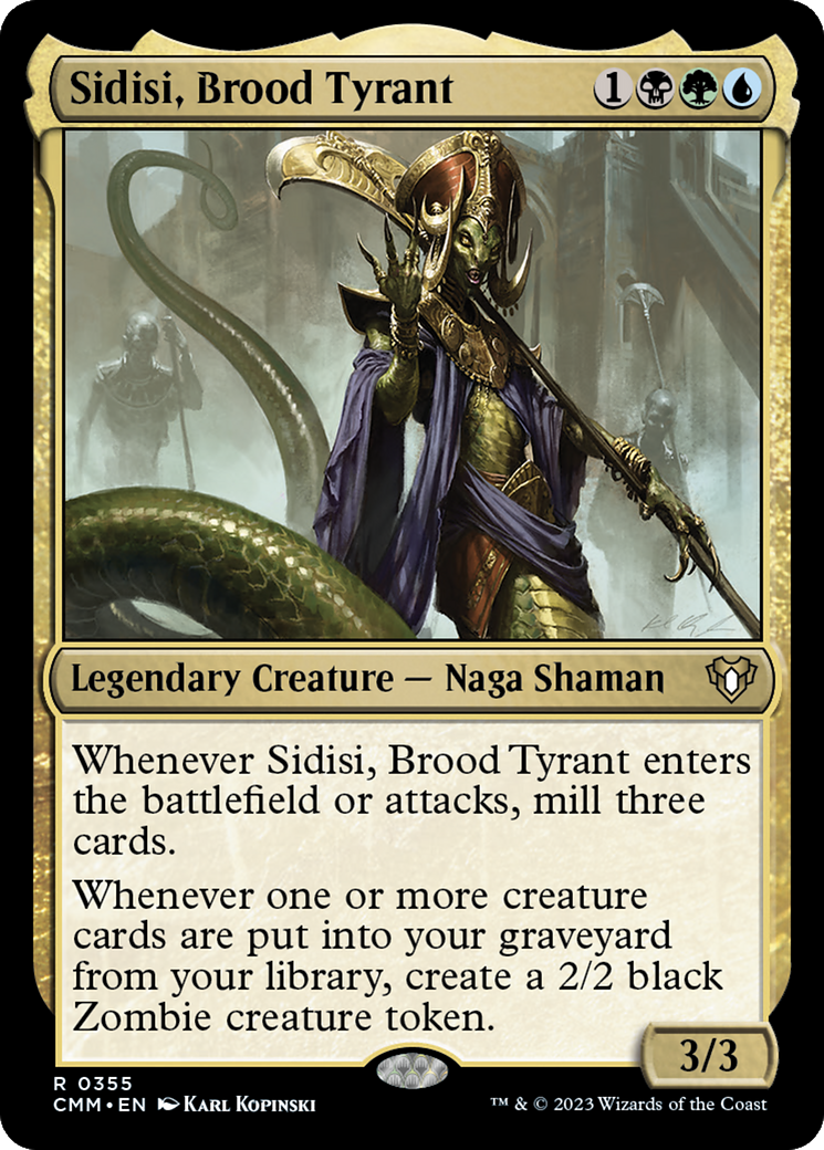 Sidisi, Brood Tyrant [Commander Masters] | GnG Games