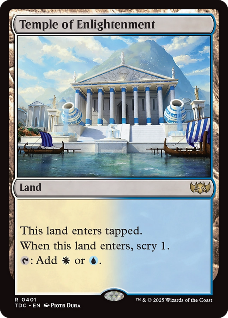 Temple of Enlightenment [Tarkir: Dragonstorm Commander] | GnG Games