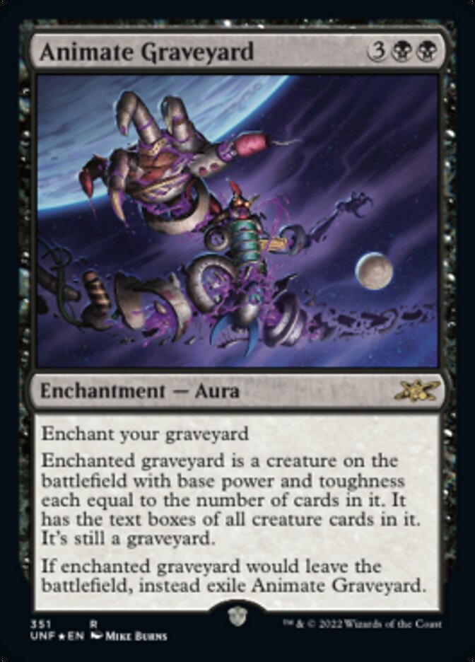 Animate Graveyard (Galaxy Foil) [Unfinity] | GnG Games