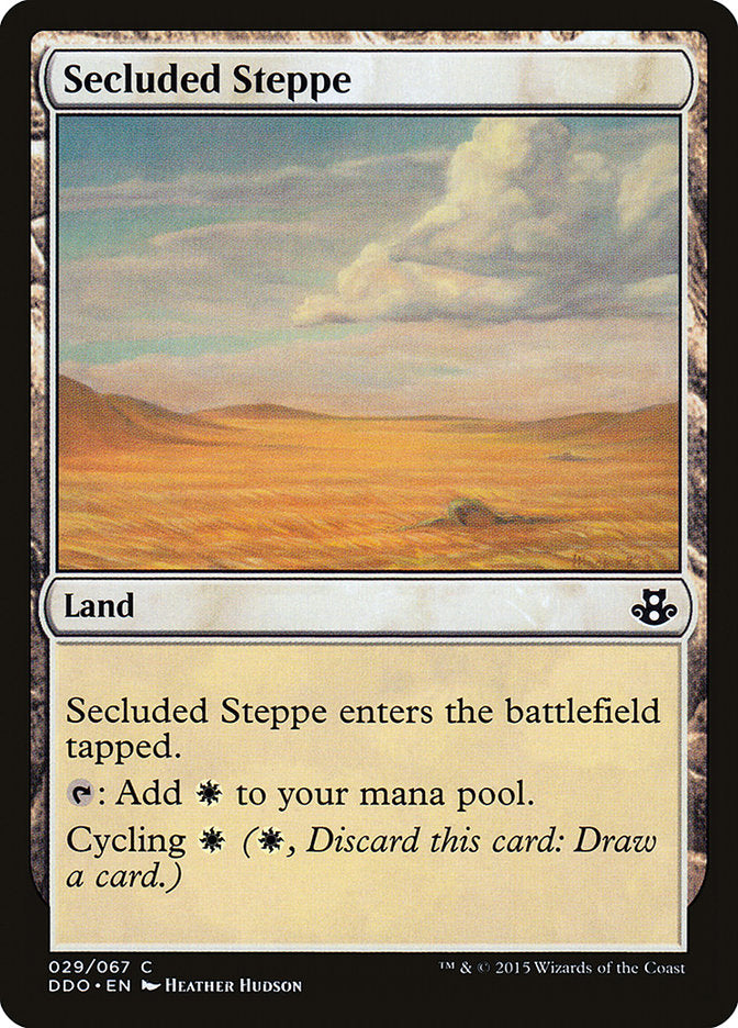 Secluded Steppe [Duel Decks: Elspeth vs. Kiora] | GnG Games