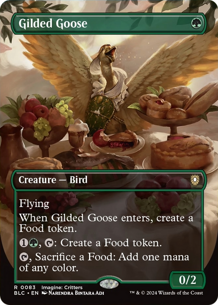 Gilded Goose (Borderless) [Bloomburrow Commander] | GnG Games