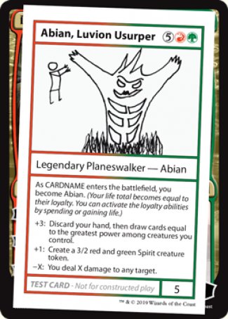 Abian, Luvion Usurper (2021 Edition) [Mystery Booster Playtest Cards] | GnG Games