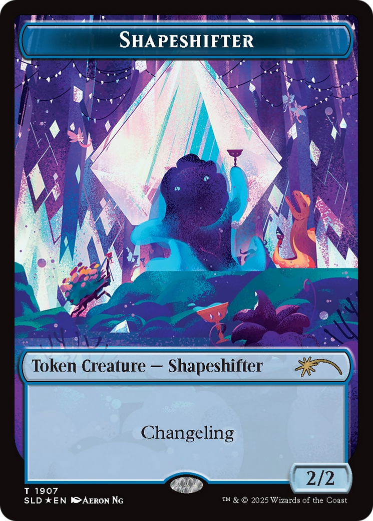 Shapeshifter Token (1907) (Double Rainbow Foil) [Secret Lair Drop Series] | GnG Games
