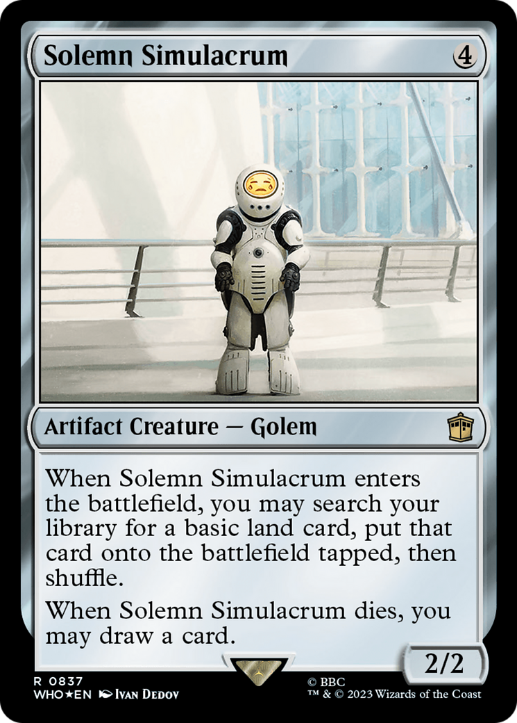 Solemn Simulacrum (Surge Foil) [Doctor Who] | GnG Games