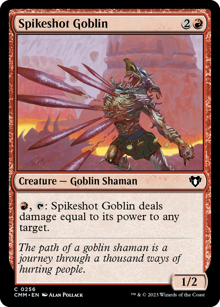 Spikeshot Goblin [Commander Masters] | GnG Games