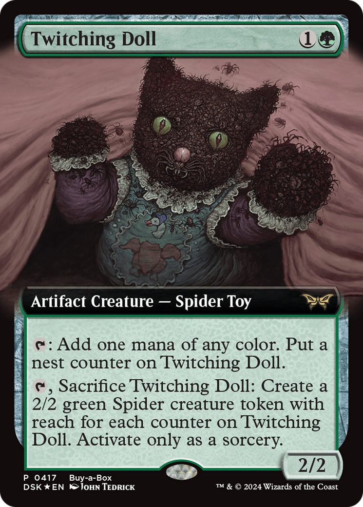 Twitching Doll (Extended Art) (Buy-a-box) [Duskmourn: House of Horror Promos] | GnG Games