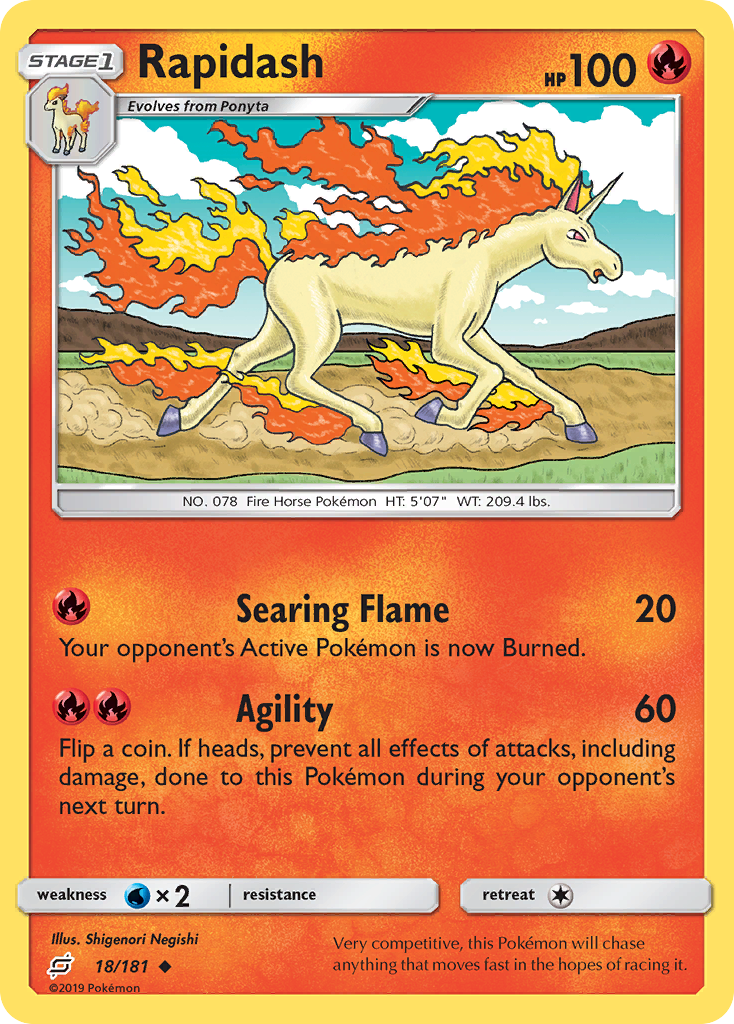 Rapidash (18/181) [Sun & Moon: Team Up] | GnG Games