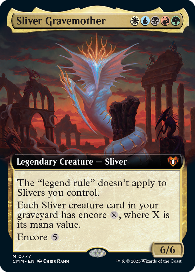 Sliver Gravemother (Extended Art) [Commander Masters] | GnG Games