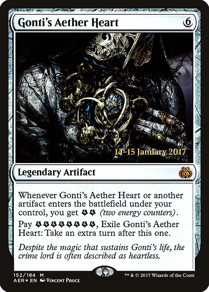 Gonti's Aether Heart [Aether Revolt Prerelease Promos] | GnG Games
